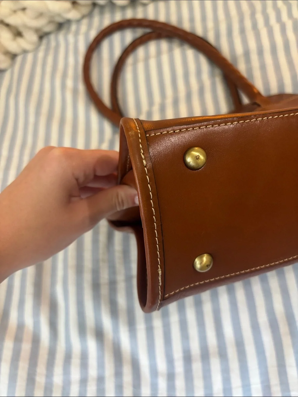 Patricia Nash Paris Embossed Floral Leather Satchel - Florence Brown